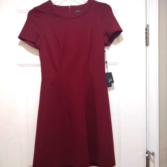 Adrianna Papell NWT A Line Marsalla Dress Size 8 Midi - Picture 2 of 7